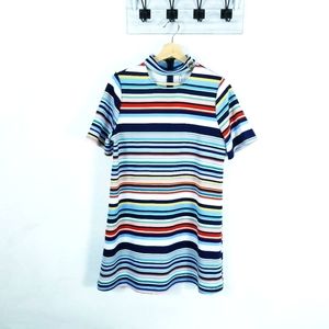 Karlie Anthropologie Tunic Dress Medium multi color Boho Bohemain Festival